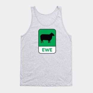 Ewe picture Tank Top